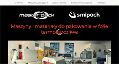 Desktop Screenshot of master-pack.com.pl